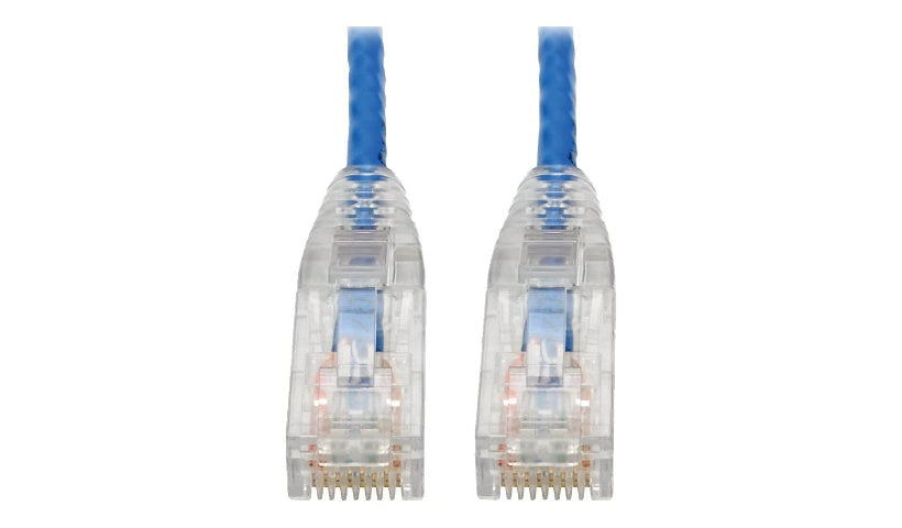 Tripp Lite N201-S07-BL Cat6 Slim Snagless UTP Ethernet Patch Cable 7 ft Blue