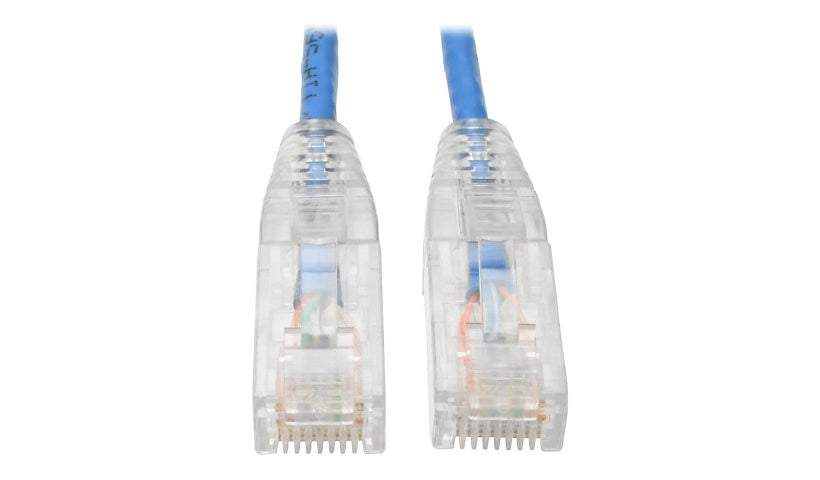 Tripp Lite N201-S10-BL Cat6 Slim Snagless UTP Ethernet Patch Cable 10 ft Blue