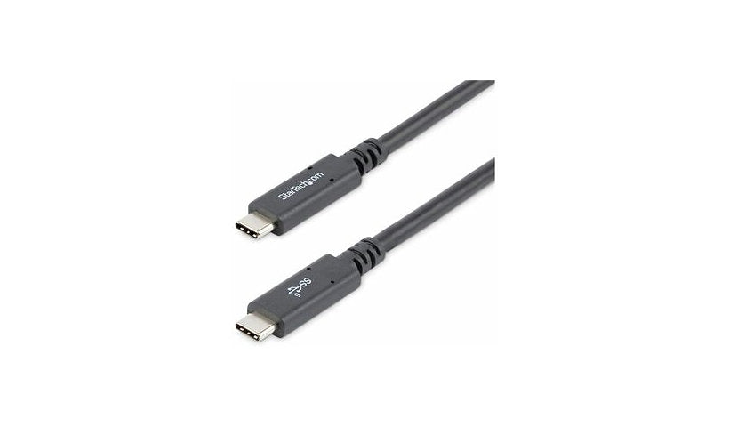 StarTech.com USB-C Cable, 5Gbps, 100W PD, Works With Chromebook, USB-IF, 1.8 m