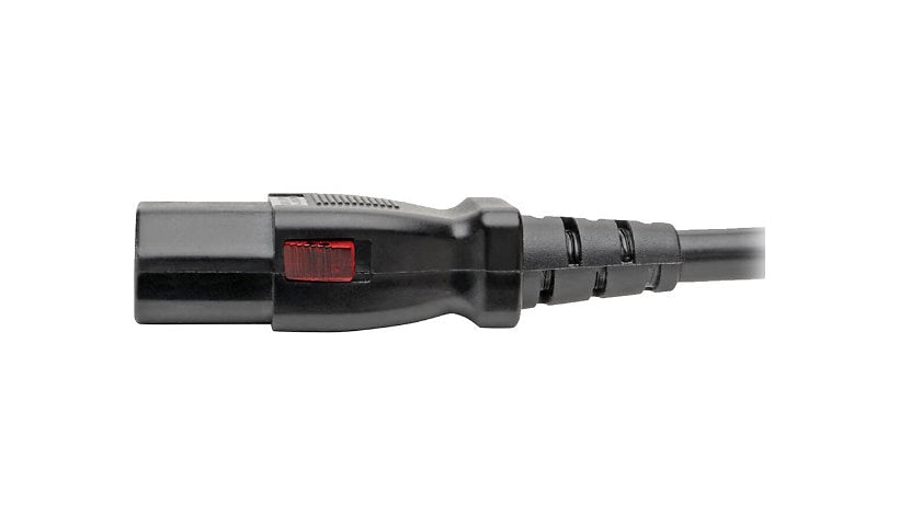 Tripp Lite P006-L03 NEMA 5-15P to Locking C13 Computer Power Cord 3 ft 10A 125V