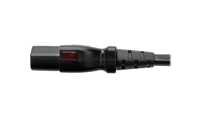 Tripp Lite P006-L10-HG10 NEMA 5-15P to Locking C13 Hospital-Grade Power Cord