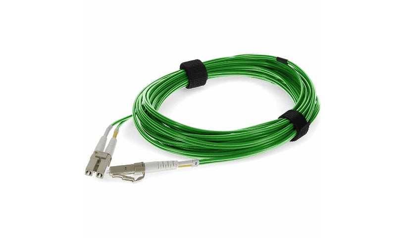 Proline PRO-LC-LC-3M5OM4-GN 3m (9.8ft) LC to LC OM4 Multimode Duplex Fiber Patch Cable, 50/125, OFNR Riser, Green