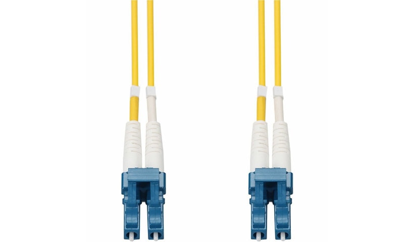 Proline PRO-LC-LC-3M5OM4-YW 3m (9.8ft) LC to LC OM4 Multimode Duplex Fiber Patch Cable, 50/125, OFNR Riser, Yellow