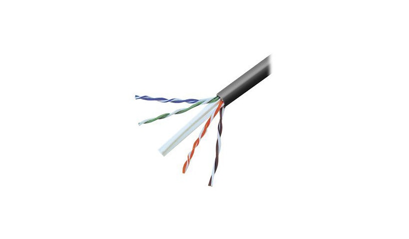 Belkin A7L704-500-BLK Cat6 Solid Bulk Cable 500 ft 4-Pair UTP 23 AWG PVC