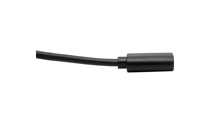 Tripp Lite Right-Angle USB-C (M) to USB-A (F) Adapter Cable, 5Gbps, 6 in