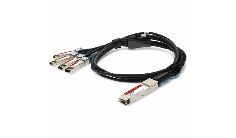 Proline Cisco QSFP-4SFP25G-CU2M Compatible 2m (6.6ft) 100GBase-CU QSFP28 to 4x SFP28 Passive Twinax Direct Attach Copper Cable, TAA Compliant, QSFP-4SFP25G-CU2M-PRO