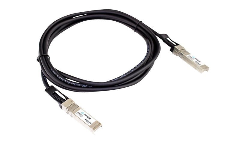 Axiom Cisco Compatible 5m (16.4ft) 25GBase-CU SFP28 to SFP28 Passive Twinax DAC Cable, Black, SFP-H25G-CU5M-AX