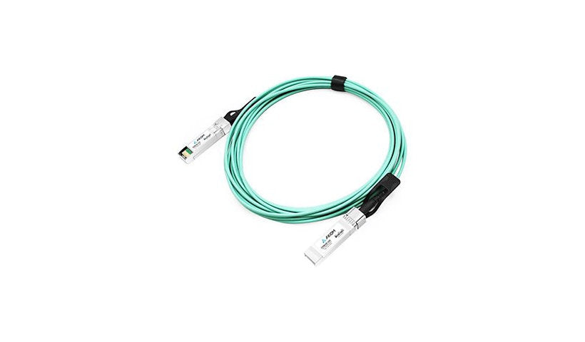 Axiom 10m (33ft) 25GBase-AOC SFP28 to SFP28 Active Optical Cable, Blue, SFP-25G-AOC10M-AX