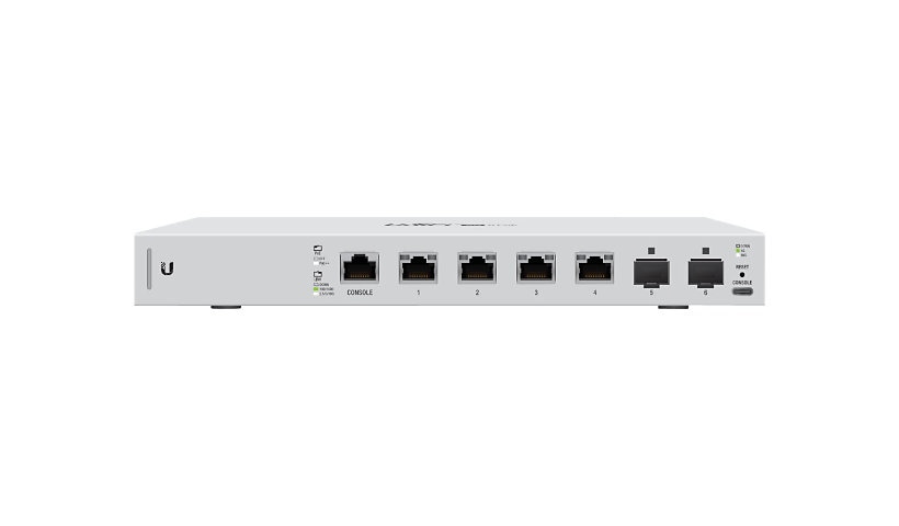 Ubiquiti UniFi US-XG-6POE 6-Port 10G Switch, 4x 10G PoE++, 2x SFP+