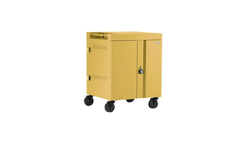 Bretford Cube Cart 32-Device AC, Mustard, TVC32PAC-MUS