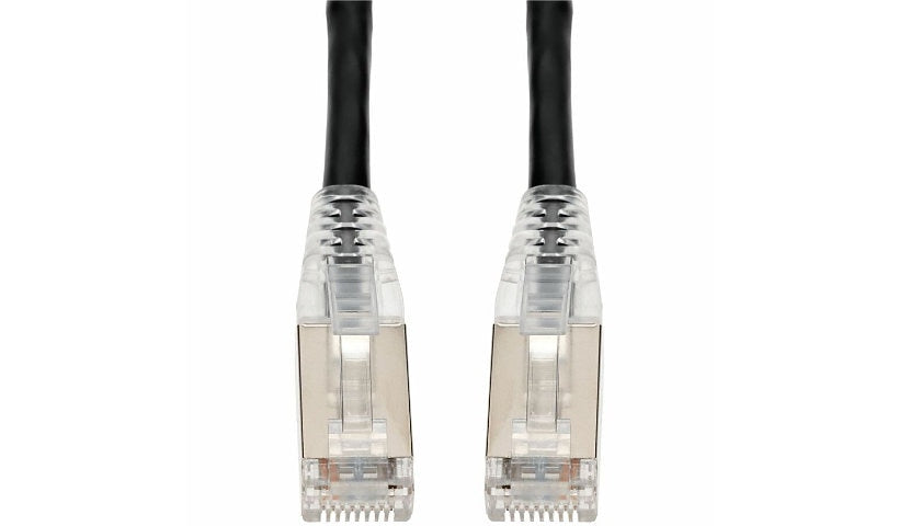 Proline PRO-50FCAT6AS-BK Cat6a Shielded Snagless Patch Cable 50 ft 10 Gbps