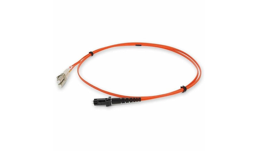 Proline 2m (6.6ft) LC to MT-RJ OM1 Multimode (MMF) Duplex Fiber Patch Cable, 62.5/125 µm, Riser-Rated OFNR, Orange, PRO-LC-MT-2M6MMF
