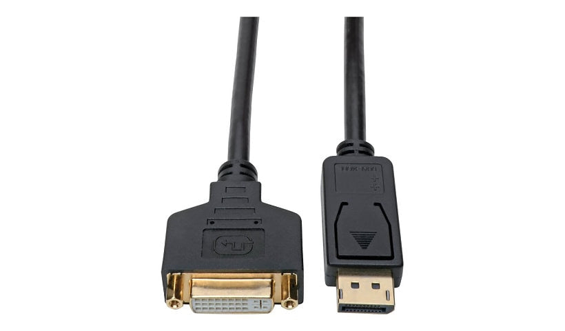 Tripp Lite P134-001-GC DisplayPort to DVI Adapter 1 ft 1080p 60Hz 3 Year