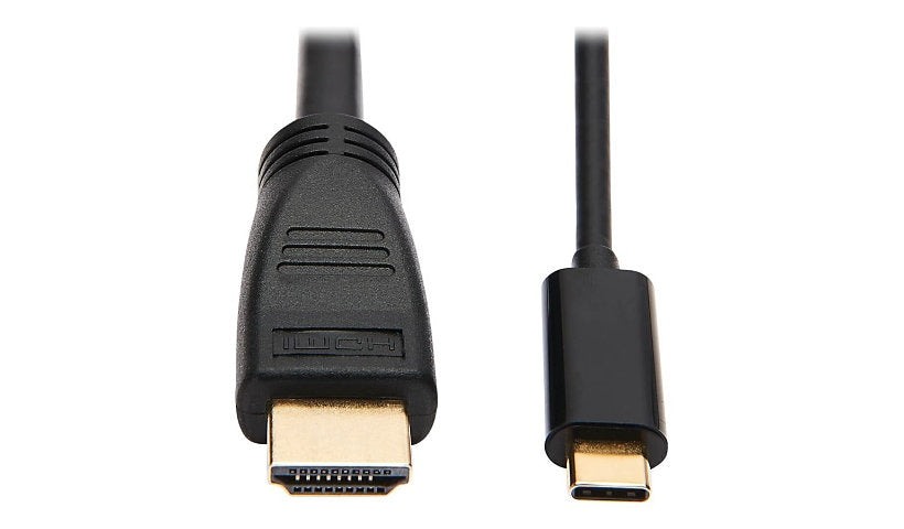 Tripp Lite Active USB-C to HDMI Cable, 4K 60Hz, HDCP 2.2, Mid-Cable Box, 10 ft