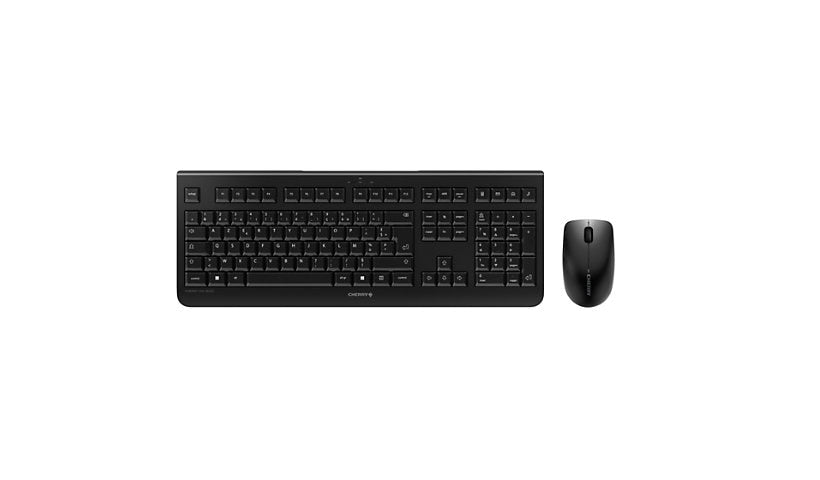 CHERRY DW 3000 Wireless Keyboard and Mouse Set French Layout Black JD-0710FR-2
