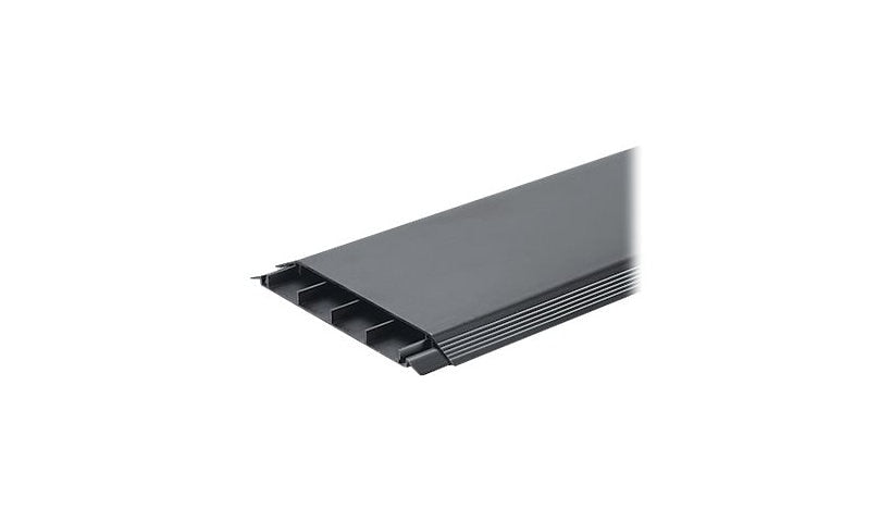Panduit AFR4BCBL6 Above Floor Raceway Base and Cover 6 ft Black PVC