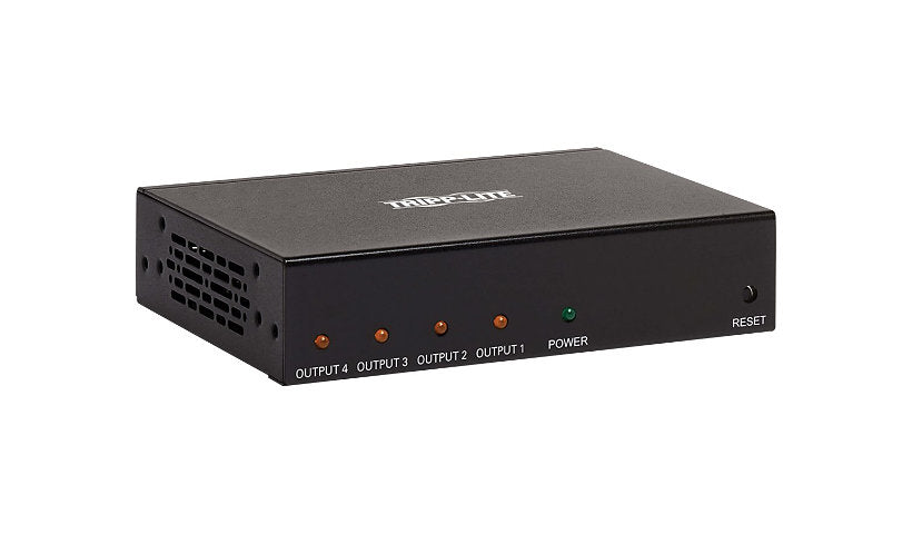 Tripp Lite B118-004-HDR 4-Port HDMI Splitter 4K 60Hz 4:4:4 HDR HDCP 2.2 TAA