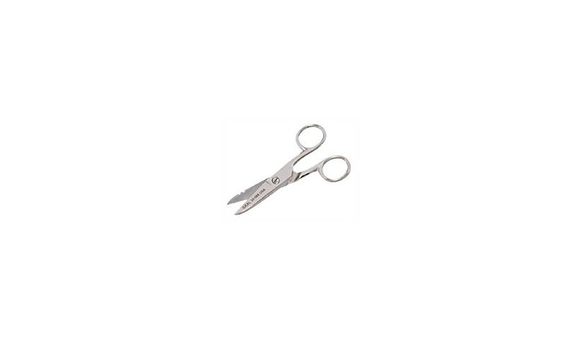 IDEAL 35-088 Electrician Cable Scissors, 5.5 in, Stripping Notches
