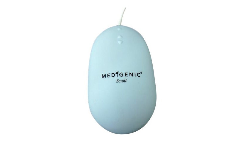 Medigenic M03 Medical Scroll Mouse Washable Silicone Light Blue 2 Year