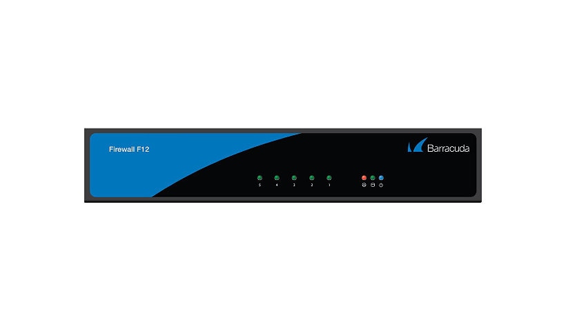 Barracuda CloudGen Firewall F12 BNGF12A, 1.2 Gbps, 5 x 1G