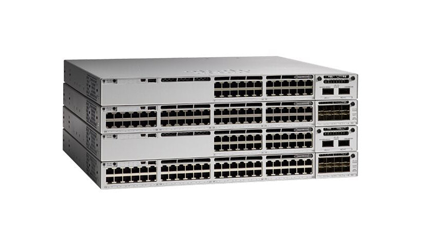 Cisco Catalyst 9300L C9300L-48P-4X-A 48-Port PoE+ Switch, 4x 10G, 505W