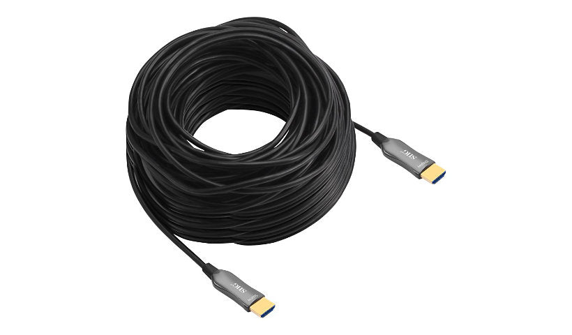 SIIG Premium HDMI Active Optical Cable (AOC), 4K 60Hz, HDR, 60 m (197 ft)