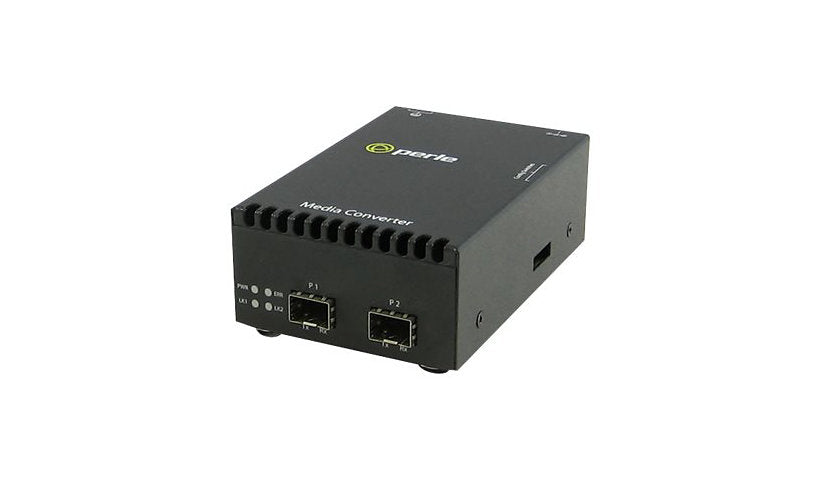 Perle S-10GR-STS 10GbE SFP+ to SFP+ Media Converter, Multi-Rate