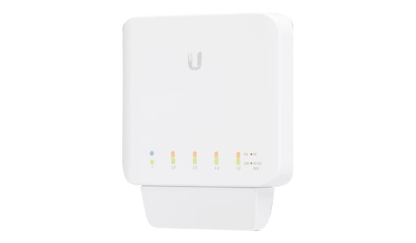 Ubiquiti UniFi USW-FLEX 5-Port Gigabit PoE Outdoor Switch, Weatherproof