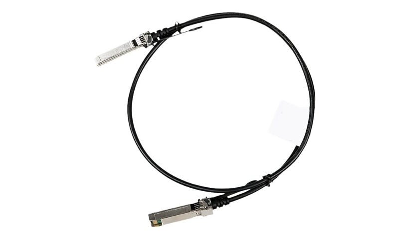 HPE Aruba Networking 3m (10ft) 25G SFP28 to SFP28 Direct Attach Copper Cable, Black, JL488A