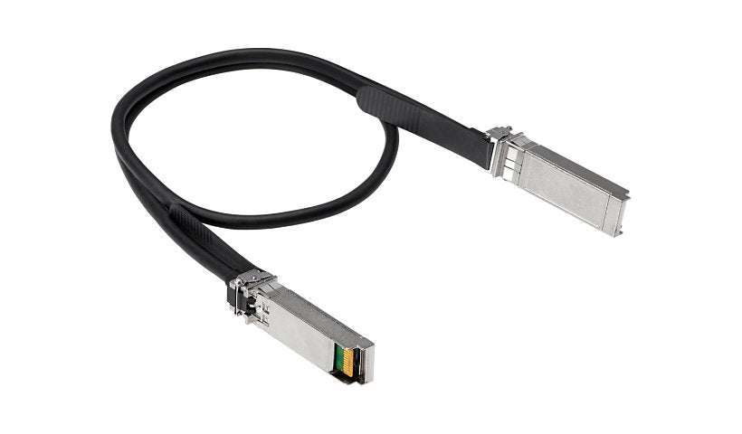HPE Aruba Networking 0.65m (2ft) 50G SFP56 to SFP56 Direct Attach Copper Cable, Black, R0M46A