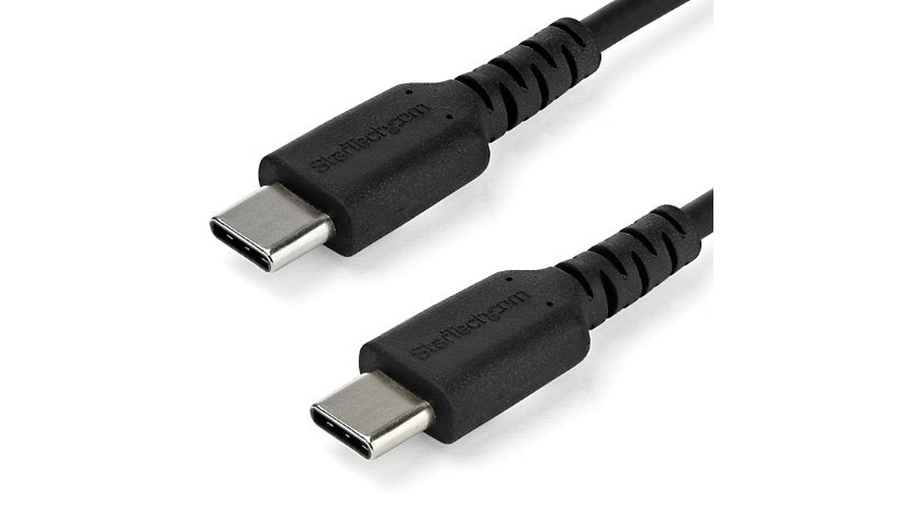 StarTech.com Rugged USB-C Fast Charging Cable, 60W PD, USB 2.0, Black, 2 m
