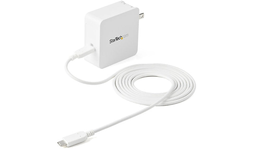 StarTech WCH1C 60W USB-C PD Laptop Charger 6 ft Cable 2 Year