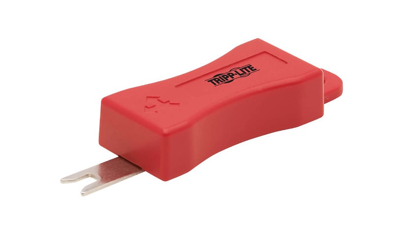 Eaton Tripp Lite Security Key for RJ45 Plug Locks and Locking Inserts, Red, 2-Pack, N2LOCK-KEY-RD