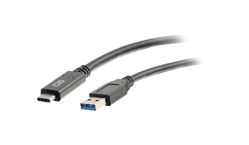 C2G 3 ft USB-C to Type-A SuperSpeed Cable, 5Gbps, 3A, USB-IF, Black