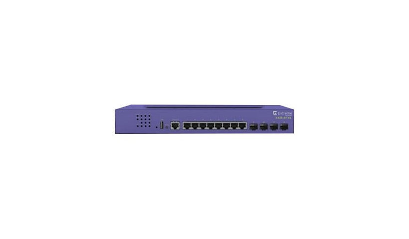 Extreme Networks X435-8P-4S 8-Port Gigabit PoE+ Switch, 4 SFP, Fanless