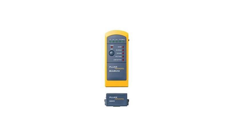 Fluke Networks MicroMapper MT-8200-49A Twisted Pair Cable Tester with Remote