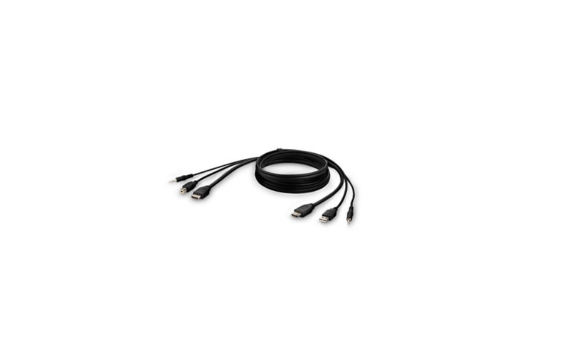 Belkin F1DN1CCBL-HH10T Secure KVM Combo Cable 10 ft HDMI USB and Audio 3 Year