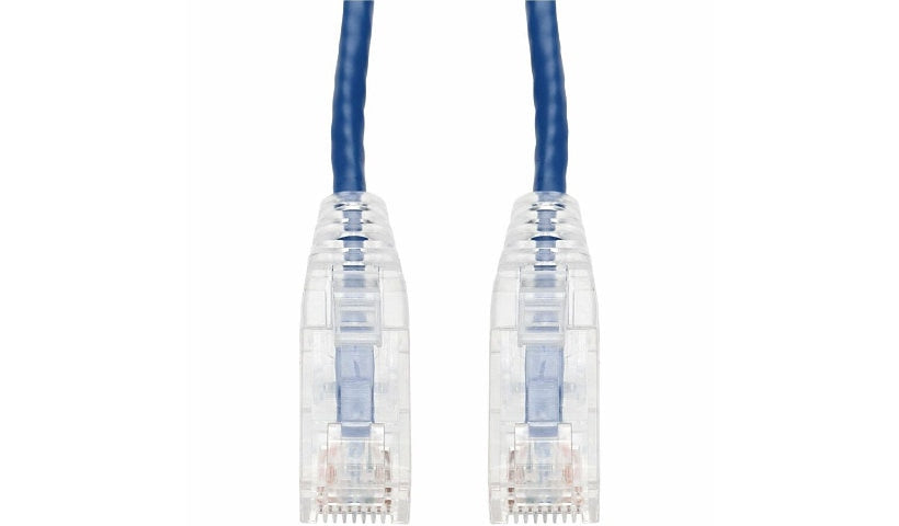 Proline PRO-3FSLCAT6A-BE Cat6a Slim Snagless UTP Ethernet Patch Cable 3 ft Blue