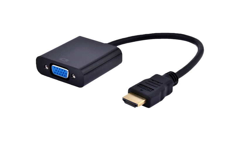 Axiom HDMI to VGA Converter with 3.5mm Audio, 1920x1200, USB Powered