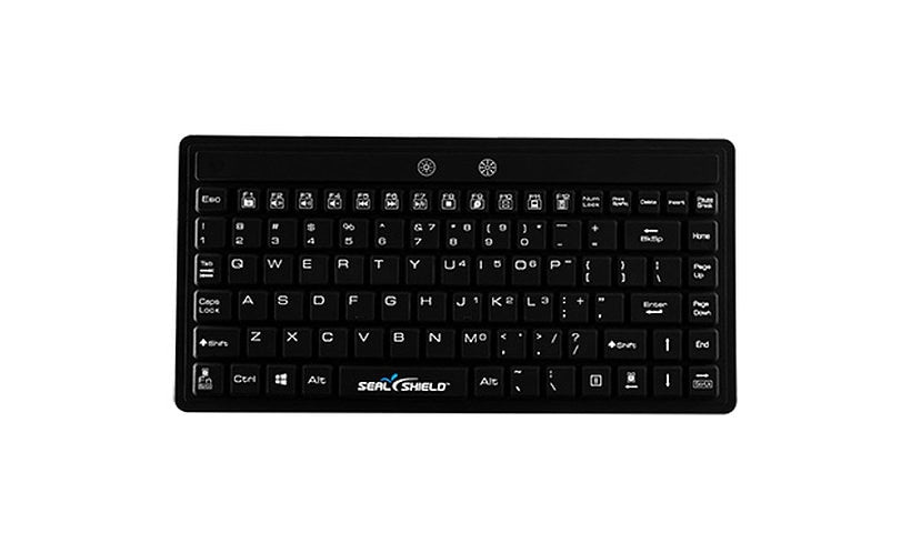 Seal Shield S89G Seal Silk Mini Glow Waterproof Backlit Silicone Keyboard