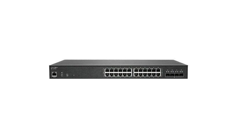 SonicWall Switch SWS14-24FPOE 02-SSC-2468 24-Port PoE Switch, 4x SFP+, 410W