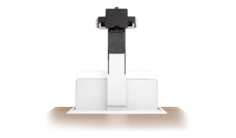 Ergotron WorkFit Elevate Single LD Monitor Kit, Snow White, 98-448-030