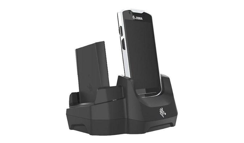 Zebra 1-Slot USB/Ethernet Cradle + Battery Slot for TC5X, CRD-TC5X-2SETH-02