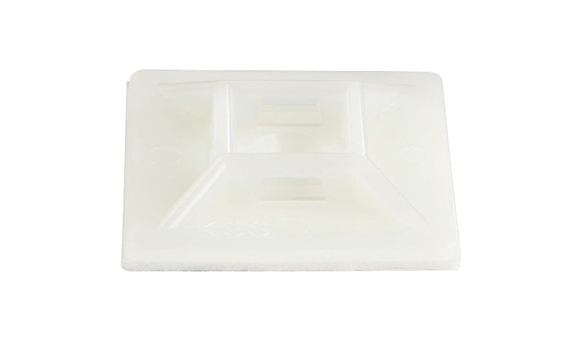 StarTech.com CBMCTM3 Adhesive Cable Tie Mounts 100 Pack White TAA 2 Year