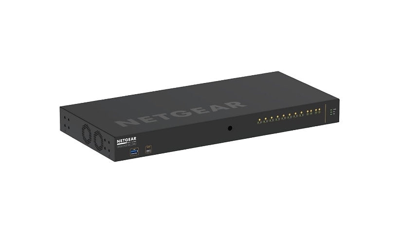 Netgear AV Line M4250-10G2F-PoE+ GSM4212P 8-Port PoE+ Switch, 2x SFP, 125W