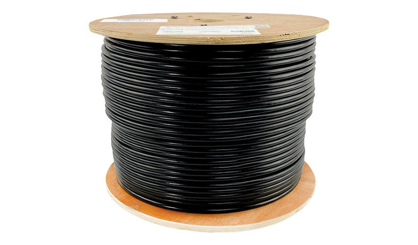 Tripp Lite N228-01K-BK Cat6 Direct-Burial Outdoor Bulk Cable 1000 ft 600 MHz