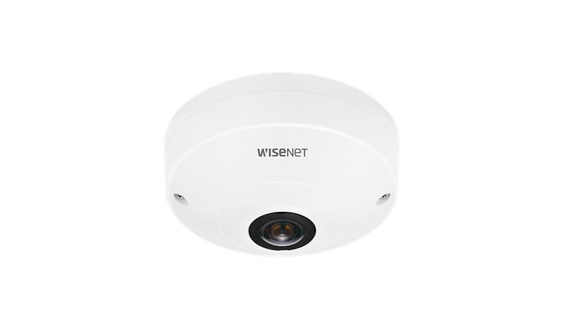 Hanwha Vision Wisenet Q QNF-9010 12MP Indoor Fisheye Camera 187 Degree