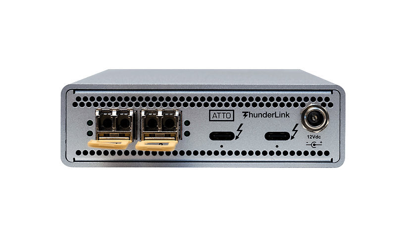 ATTO ThunderLink NS 3252 Thunderbolt 3 to Dual 25GbE SFP28 Adapter, TAA