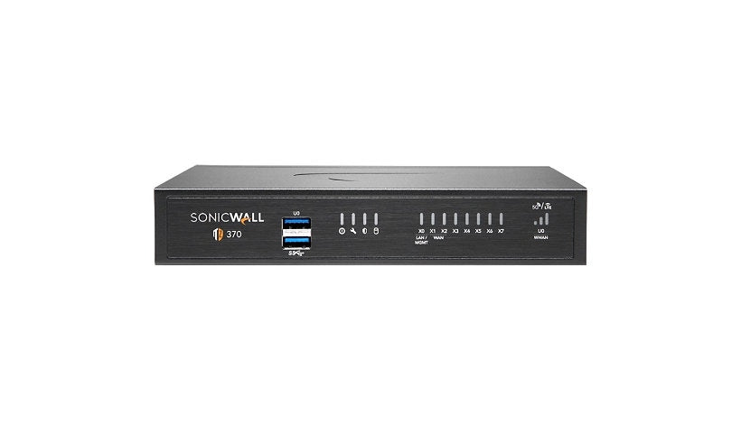 SonicWall TZ370 02-SSC-6819 Firewall, 8 Ports, Gen 7, Desktop