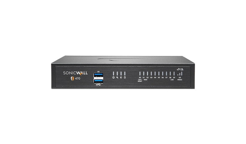 SonicWall TZ470 High Availability 02-SSC-6385 Firewall, 2 x SFP+